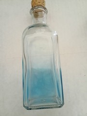 Vintage Wicker Wrapped Bottle EMPTY 500 ML
