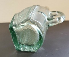 Vtg.London WINERY LTD Aqua Green Glass Horizontal Bottle w/Handle London Ontario
