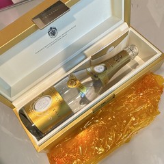 Louis Roederer Cristal 2012 Brut Champagne 750 mL EMPTY Bottle Gold Box