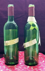 1978 Chateau Mouton Rothschild two Bottles, Empty, *made in France*