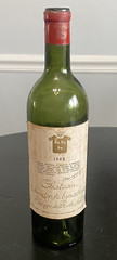 Chateau Mouton de Armailhacq Philippe de Rothschild 1948 Empty Bottle No Cork