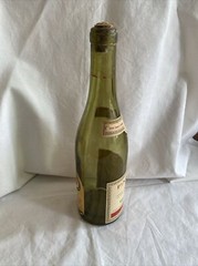 Vintage Faiveley Burgundy Cote-D’Or France Empty Bottle 1966 w/Cork, Empty (WC2)