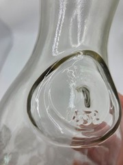 2 Vintage Paul Masson carafes/ 1 etched/1 plain marked since 1852