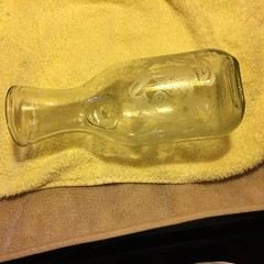 ETCHED CLEAR GLASS 1989 NORMAN KOSARIN WINE WATER CARAFE PAUL MASON VINYARDS