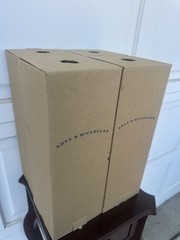 4x LEVY & MCCLELLAN 2004 Empty Wooden Boxes Napa Valley
