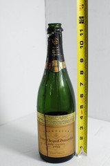 Veuve Clicquot Ponsardin Brut Empty Champagne Bottle 1988 Cande Holder France