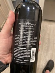 2002 Shafer Hillside Select 750ml Empty Wine Bottle VERY RARE
