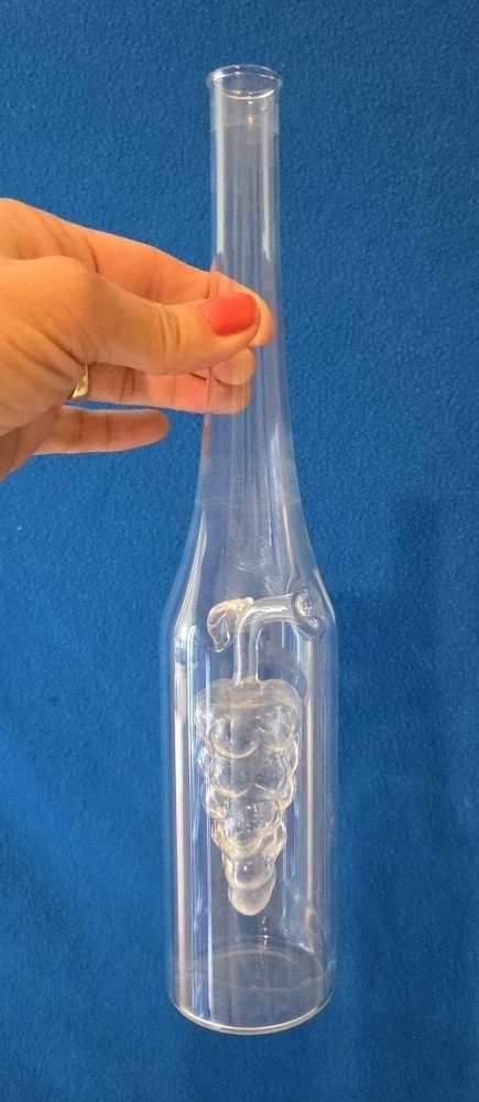 Vtg Collezione Millennio Alexander Society Hand Blown Glass Wine Bottle ,no Lid