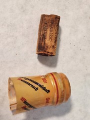 Vtg / Rare – 1977 – Franken Volkacher Kirchberg- Empty Wine Bottle & Cork & Top