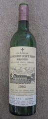 1982 Chateau La Mission Haut Brion Empty Wine Bottle no cork