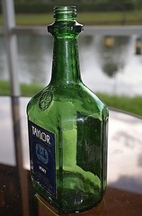 Vintage TAYLOR PORT Wine Bottle Dark Green Hammondsport NY New York Empty