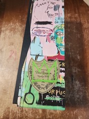 Dom Perignon Jean-Michel Basquiat 2015 Empty Gift Box Champagne Display Case