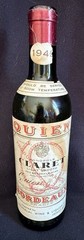 Quien Bordeaux France Monopole Claret Vintage 1949 Wine Bottle 354 ml Cork