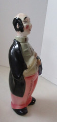 1950&rsquo;s Vintage Waiter Brandy Whiskey Decanter Ceramic
