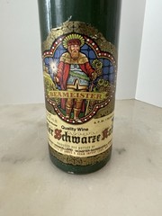 2 German Stone Wine Cocks From Beameister 1975 Gold And 1977 Green