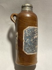 Antique Marie Brizard & Roger French Wine Miniature Stone wear Bottle With Lable
