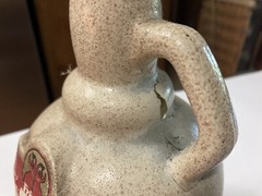 Vintage Pottery Corked Vino Vite D’oro Decorative Wine Bottle 1985 Italy 8x 4”