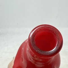 RED COLOR CAT WINE BOTTLE – GERMAN RIESLING 13&Prime; TALL WITH ORIGINAL CORK – EMPTY