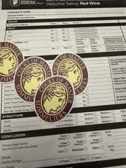 Court of Master Sommeliers Sticker | Sommelier Wine Tasting | Wine Education