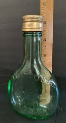 Almaden Pony Green Glass Bottle 2/5 Pint Metal Cap Los Gatos CA Empty Excellent