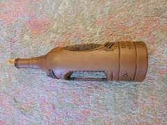 Kindzmarauli Georgian Ceramic Clay Red Wine Bottle 3D Design