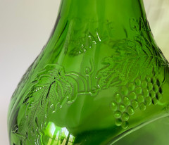 Vintage MARGO WINE COMPANY Philadelphia PA GREEN Half Gallon Bottle DURAGLASS