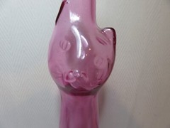 Reisling Happy Kitten light pink wine bottle