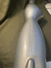 SILVER 2014 RHEINHESSEN GERMANY RIESLING EMPTY HAPPY CAT BOTTLE 13&Prime; TALL