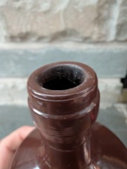 VINTAGE EMPTY MATEUS SPIRAL CARBONATED ROSE WINE BOTTLE 1 PINT OPORTO PORTUGAL