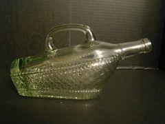 London (Ontario) Winery 1966 Glass Bottle In Basket Wine Bottle