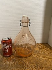 Vintage Casadis Milano Jus de Fruits 2 Liter Wine Decanter/Bottle with topper