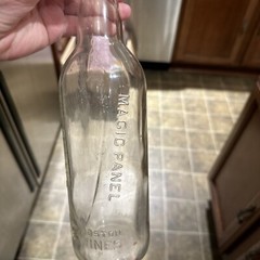 Old Mr. Boston Fine Wines Bottle Magic Panel Bin Bottle 4/5 Quart