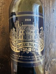 Wine Bottle EMPTY CHATEAU PALMER 2010 Margaux France Collectible 750ml With Cork