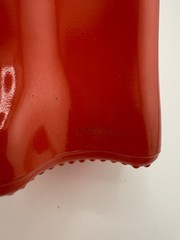 Red Happy Cat Glass Wine Bottle 13 in. Collection Fun Cats! 🐱