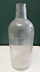 Vtg 4/5 qt Wine Bottle with Top Cut Off.