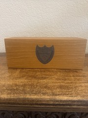 Cuvee Dom Perignon Rose Vintage 1982 Wooden Champagne Bottle Box