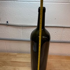 XXL Wine Bottle – 21&Prime; Antique Green – 5 Liters – Bordeaux Bottle