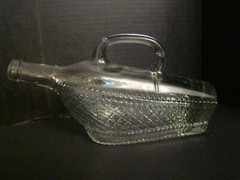 London (Ontario) Winery 1966 Glass Bottle In Basket Wine Bottle