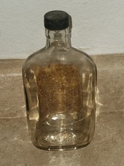 Maple Valley Cherry Wine Clear Glass Bottle EMPTY WASHINGTON STATE 1940S-1950S