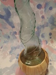 Beautiful Collectors Twisty Design Wine Bottle