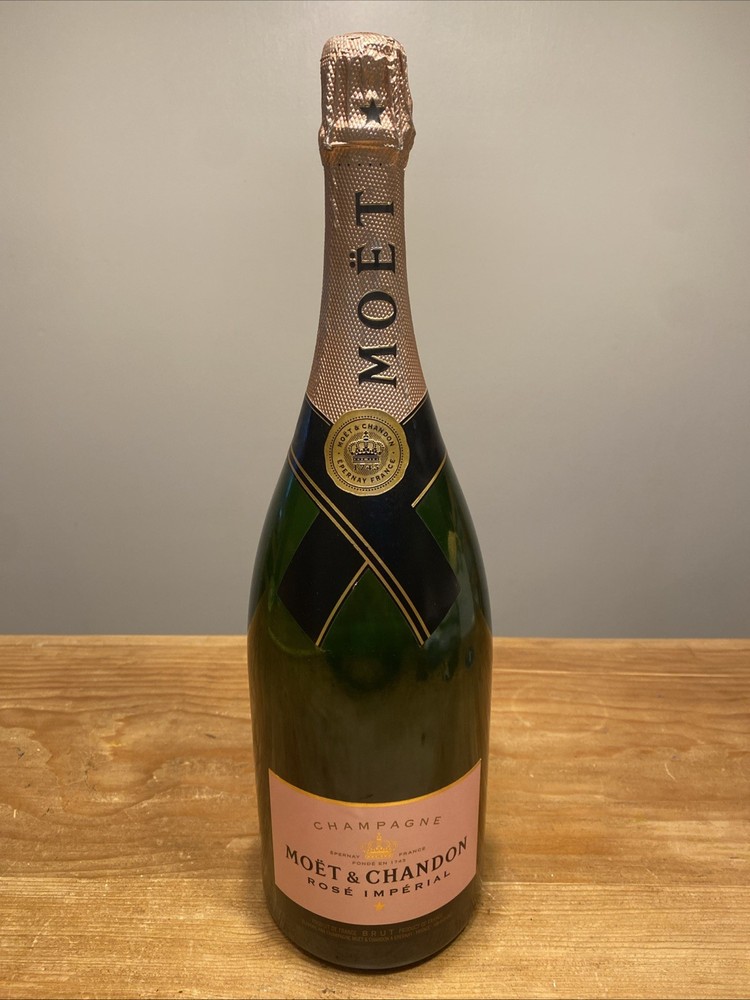 Moet & Chandon Rose Imperial Champagne Dummy Empty Bottle Prop 1.5 L 150 CL