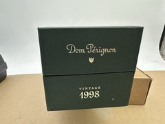 Vintage 1988 Cuvee&rsquo; Moët Dom Perignon Champagne Empty Box Uncut Sticker