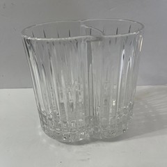 VTG WINE BOTTLE HOLDER CHILLER CRYSTAL 1980&rsquo;S