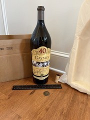 Signed 2012 Caymus 40 3L Empty Bottle With Original Cork Foil And Box