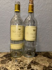 1983 & 2017 Château d&rsquo;Yquem – Sauternes (750ml) EMPTY BOTTLE COLLECTIBLE W/ Cork
