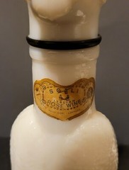 Vintage Porcelain Set Of 2 Poodle Wine Bottles Scali Italian Rose Wine EMPTY
