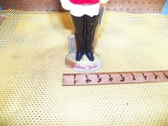 Vintage SICILIAN GOLD « ITALIAN ROYAL GUARD » Empty Wine Decanter, Made in Italy.
