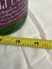 Vintage André Cold Duck 4/5 Quart Green Glass Wine Bottle Modesto CA