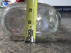 Vintage Glass Grapevine Embossed Wine Bottle Jar 1/2 Half Gallon Screw Lid GUC