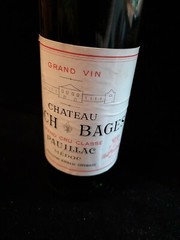 Vintage 1961 Chateau Lynch Bages Pauillac Empty Wine Half Bottle No Cork